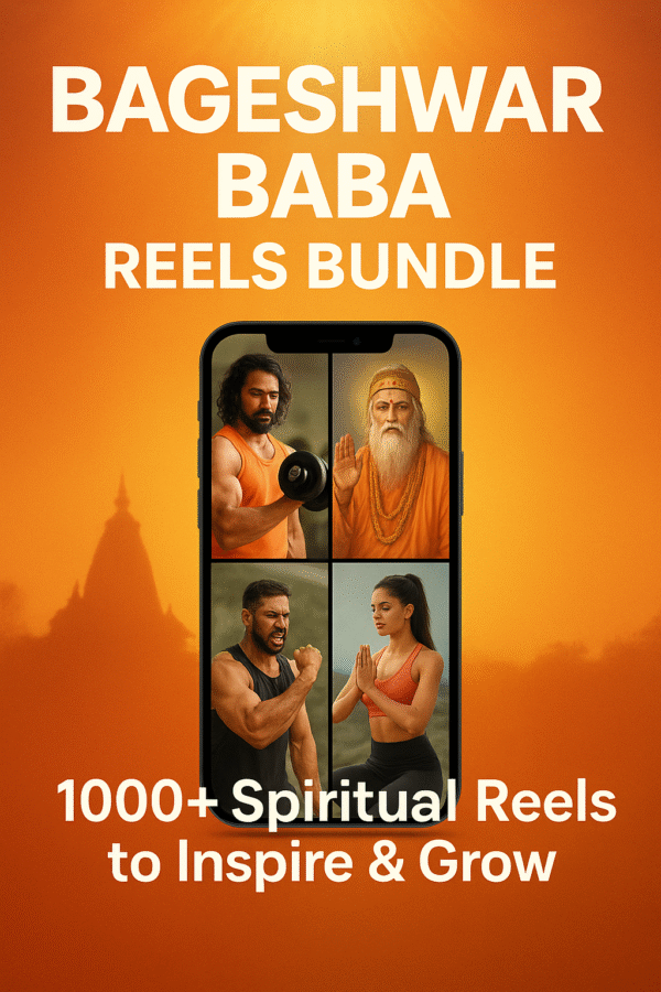 Bageshwar Baba Reels Bundle – 1000+ Spiritual Reels to Inspire & Grow