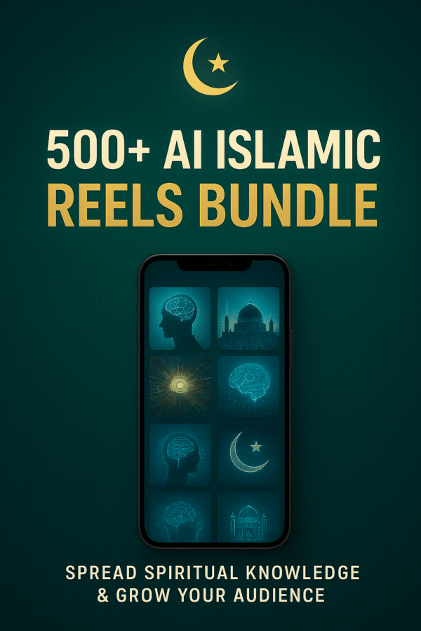 🌙 500+ AI Islamic Reels Bundle – Inspire, Educate & Grow Spiritually Online ✨