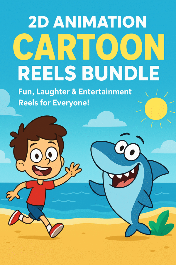 2D Animation Cartoon Reels Bundle