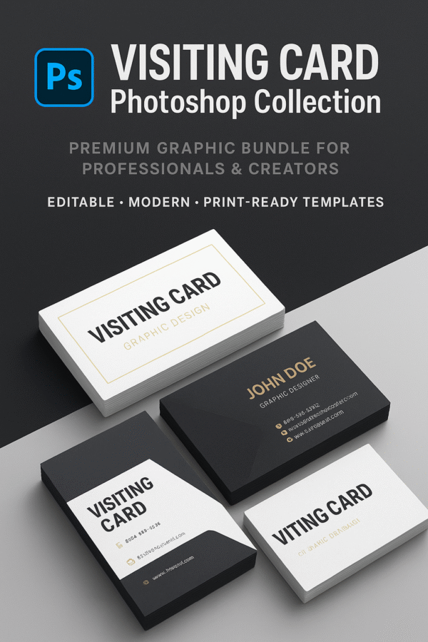 ✨ Visiting Card Photoshop Collection Graphic Bundle ✨
