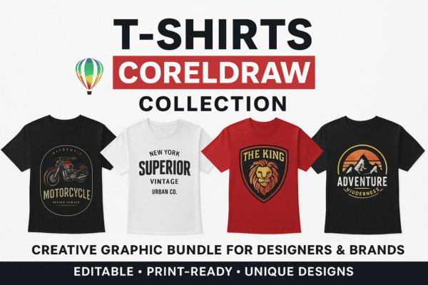 👕 T-Shirts CorelDRAW Collection – Graphic Bundle 🎨