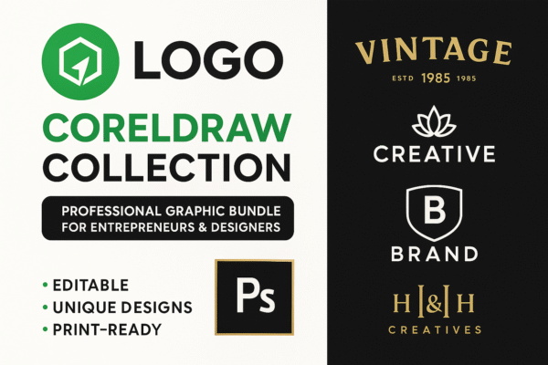 🖌️ Logo CorelDRAW Collection – Graphic Bundle 🎨